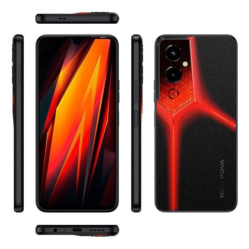 Smartphone Gamer Tecno POVA 4 bateria 6000 mAh 256GB+8GB RAM